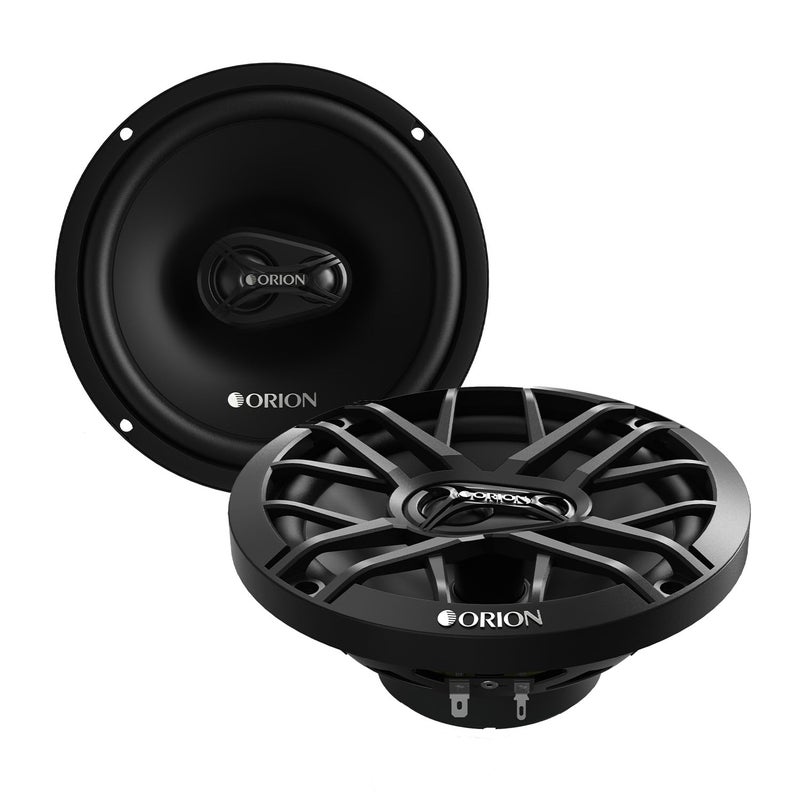 Orion نظام صوتي للسيارات ORION XTR Series XTR65.3 ثلاثي الاتجاهات - مكبرات صوت 6.5 بوصة، نطاق كامل، صوت جهير معزز، 400 واط، 4 أوم، تركيب سهل، مخروط بولي بروبيلين مع محيط مطاطي بوتيل (زوج)  - Image 1